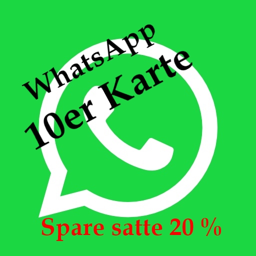 WhatsApp 10er Karte